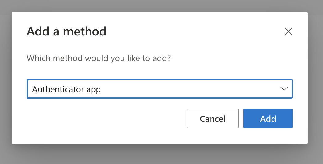 Add Authenticator app