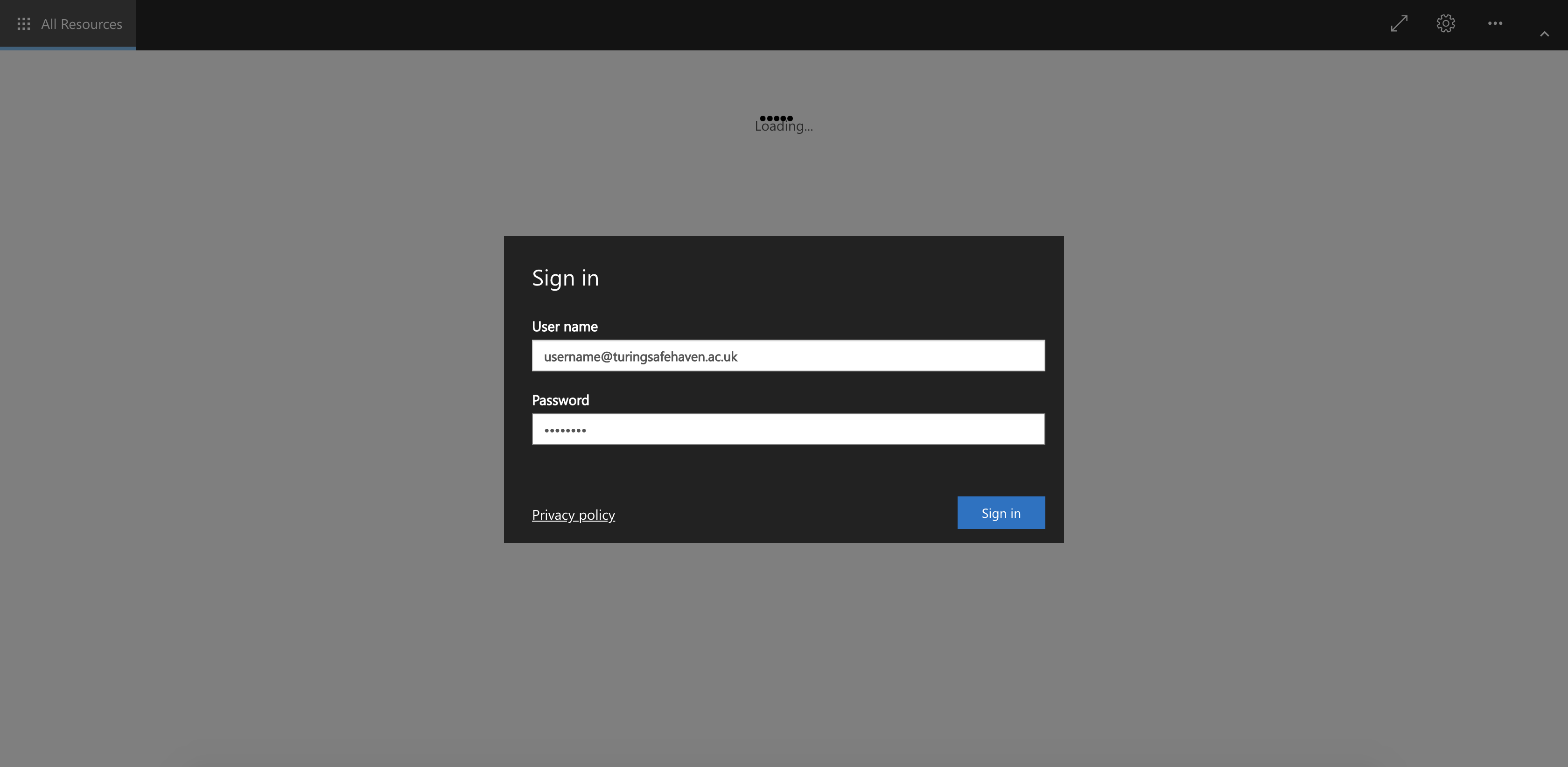 Login failure - wrong password