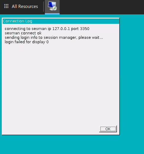 SRD login failure