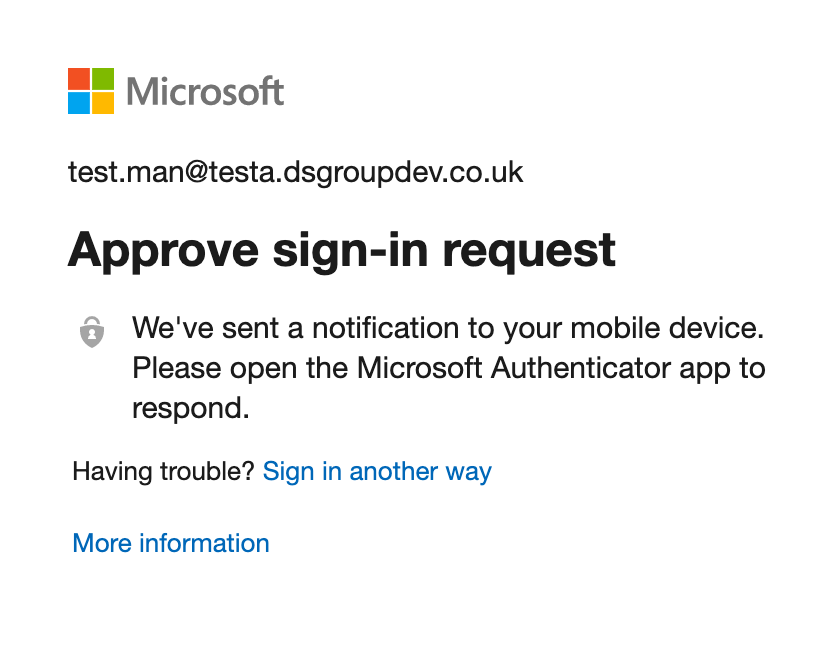 AAD MFA approve sign-in request