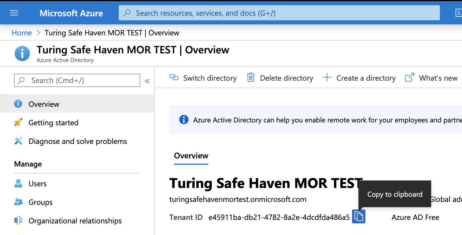 Microsoft Entra tenant ID